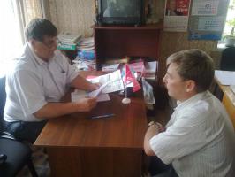 Депутат областной Думы П.Ф. Тимошенко провел прием граждан в Борисовке