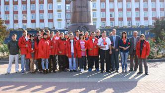 Комсомол Белгородской области принял участие в общероссийском автопробеге «Наказы молодежи XIV Съезду»