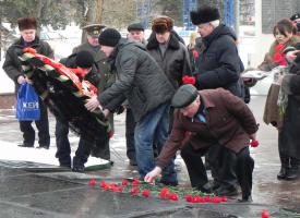В Белгороде ветераны советских Вооружённых сил и коммунисты почтили память защитников Отечества