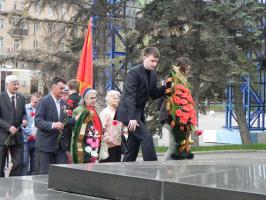 В Белгороде отметили 142-ю годовщину со дня рождения Ленина