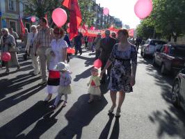 КПРФ в Белгороде провела первомайскую демонстрацию