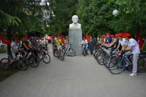 Велопробег в защиту памятника В.И.Ленина