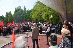 Белгородские коммунисты массово встретили Первомай