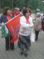 Белгородское региональное отделение ООД «ВЖС – Надежда России» приняло участие в митинге в защиту памятника В.И. Ленину в городе Шебекине