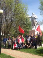 Белгородская область: Молодые коммунисты и комсомольцы Валуйского района провели массовый мотопробег, посвящённый 70-летию Победы!