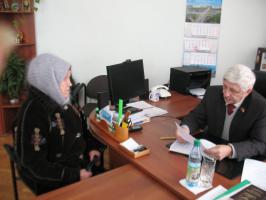 Прием депутата Белгородской областной Думы шестого созыва в Грайворонском районе