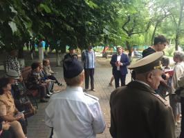 Кандидат в губернаторы Белгородской области от КПРФ Станислав Панов провел встречи с жителями г.Белгорода